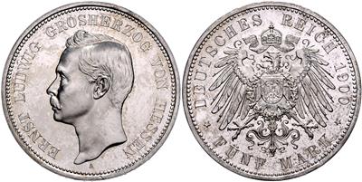 Hessen, Ernst Ludwig 1892-1918 - Monete, medaglie e cartamoneta