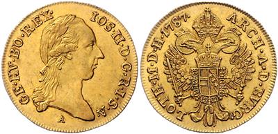 Josef II. GOLD - Münzen, Medaillen und Papiergeld