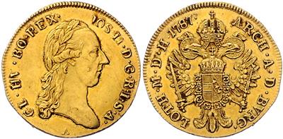 Josef II. GOLD - Mince, medaile a papírové peníze