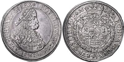 Leopold I, - Coins, medals and paper money