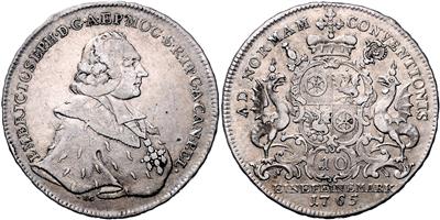 Mainz, Emmerich Josef von Breitbach- Bürresheim 1763-1774 - Mince, medaile a papírové peníze