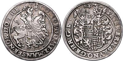 Mansfeld, Vorderortlinie Friedrbug, Peter Ernst I., Bruno II., Gebhard VIII. und Johann Georg IV. - Mince, medaile a papírové peníze
