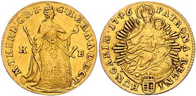 Maria Theresia GOLD - Mince, medaile a papírové peníze