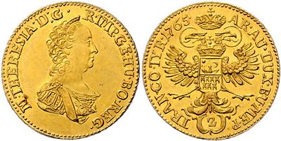 Maria Theresia GOLD - Münzen, Medaillen und Papiergeld