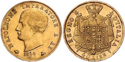 Napoleon I. 1805-1814 GOLD - Monete, medaglie e cartamoneta