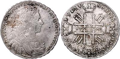 Peter II. 1727-1730 - Münzen, Medaillen und Papiergeld