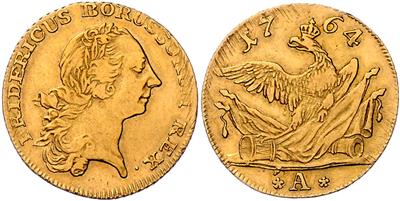Preussen, Friedrich II. 1740-1786, GOLD - Mince, medaile a papírové peníze