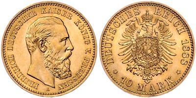 Preussen, Friedrich III. 1888GOLD - Mince, medaile a papírové peníze