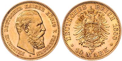 Preussen, Friedrich III. 1888GOLD - Münzen, Medaillen und Papiergeld