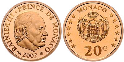 Rainier III. 1949-2005 GOLD - Mince, medaile a papírové peníze