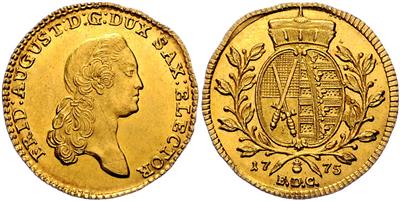 Sachsen, Friedrich August III. 1763-1806 GOLD - Münzen, Medaillen und Papiergeld