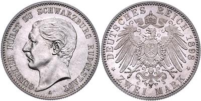 Schwarzburg- Rudolstadt, Günther Viktor 1890-1918 - Coins, medals and paper money