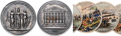 Sieger über Napoleon bei der Völkerschlacht von Leipzig 1813 - Coins, medals and paper money