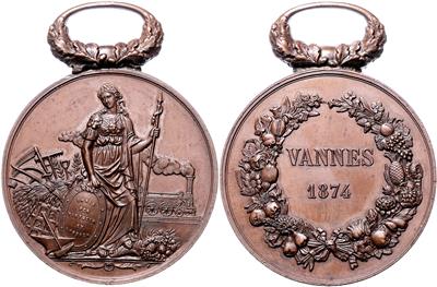 Vannes, Bretagne - Münzen, Medaillen und Papiergeld
