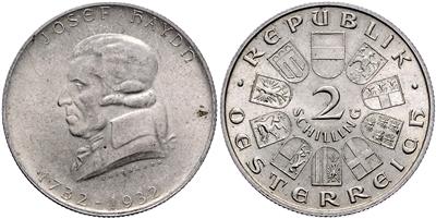 1. Republik und Ständestaat - Mince, medaile a papírové peníze