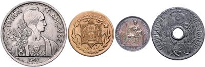 Asien - Coins, medals and paper money