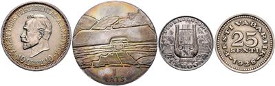 Baltikum - Mince, medaile a papírové peníze