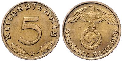 Deutsches Reich - Coins, medals and paper money