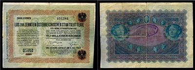 Donaustaat, 10.000 Kronen - Mince, medaile a papírové peníze