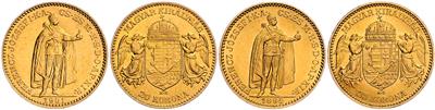 Franz Josef I. GOLD - Coins, medals and paper money