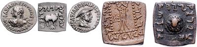Indo Griechen, Königreich Baktrien - Monete, medaglie e cartamoneta