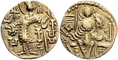 Kidariten, Kidara ca. 360-380 GOLD - Münzen, Medaillen und Papiergeld