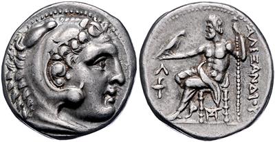 Könige von Makedonien, Alexander III. gen. d. Gr. (336-323 v. C.) Nachfolger - Monete, medaglie e cartamoneta