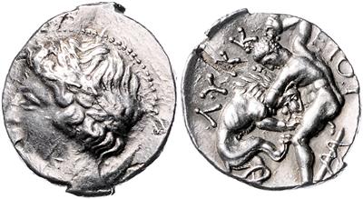 Königreich Paionien, Lykkeios 359-340 v. Chr. - Mince, medaile a papírové peníze
