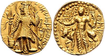 Kushan, Kanishka III. ca. 265-295 GOLD - Münzen, Medaillen und Papiergeld