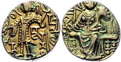 Kushan, Kipunada, ca. 350-375, GOLD - Münzen, Medaillen und Papiergeld