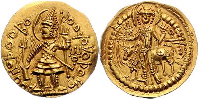Kushan-Sasaniden, Zeit Ardashir/Peroz ca. 255-310 GOLD - Monete, medaglie e cartamoneta