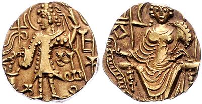 Kushan, Shaka ca. 300-330 GOLD - Mince, medaile a papírové peníze