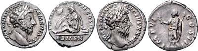 Marcus Aurelius, Lucius Verus und Commodus 161-192 - Mince, medaile a papírové peníze