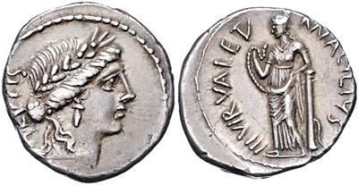 Mn. Acilius III VIR - Mince, medaile a papírové peníze