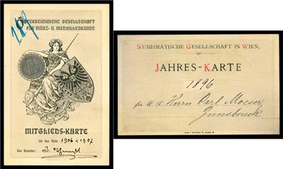Moeser Karl, Numismatiker, Historiker und Archivar 1871-1963 - Münzen, Medaillen und Papiergeld