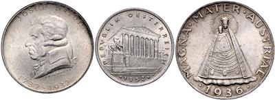 Österreich 1. Republik - Mince, medaile a papírové peníze