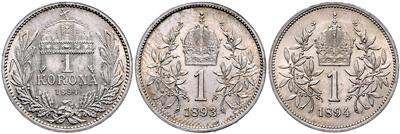 Österreich/International - Mince, medaile a papírové peníze