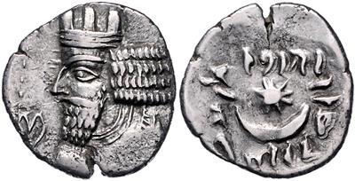 Persien, Namopad, Sohn des Atarxerxes II. 1. Jhdt. - Mince, medaile a papírové peníze