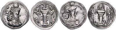 Sasaniden, Shapur III. 383-388 - Coins, medals and paper money