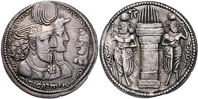 Sasaniden, Varhran II. 276-293 - Münzen, Medaillen und Papiergeld