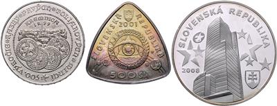 Slowakei - Münzen, Medaillen und Papiergeld