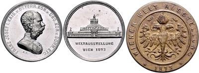 Zeit Franz Josef I. Medaillen und Plaketten - Coins, medals and paper money