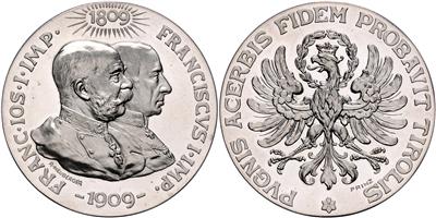 100 Jahrfeier der Erhebung Tirols 1909 - Coins