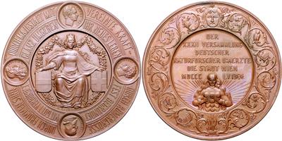 32. Versammlung deutscher Naturforsche rund Ärzte in Wien 1856 - Coins