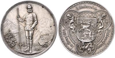 Graz, 3 österreichisches Bundesschießen 1889 - Coins