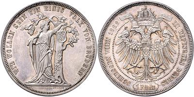 Wien, III. Deutsches Bundes-schiessen, 1868 - Coins