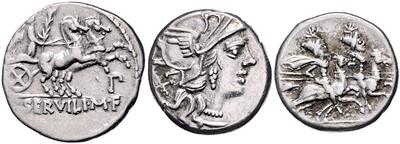 (ca. 23 Stk.) Rom Republik 2./1. Jh. v. C. - Münzen