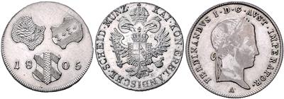 (ca. 60 + 10 Stk.) Leopold I. bis Franz Josef I. - Mince