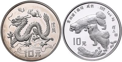 China, VolksrepublikTierkreiszeichen - Münzen