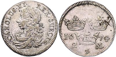 Karl XI. 1660-1697 - Coins
